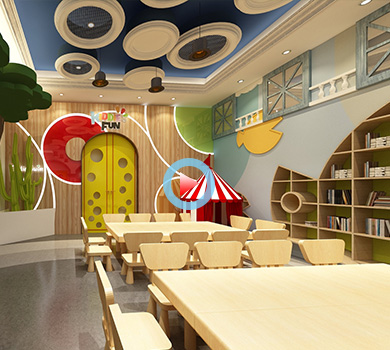 杭州幼儿园360全景效果图设计案例展示